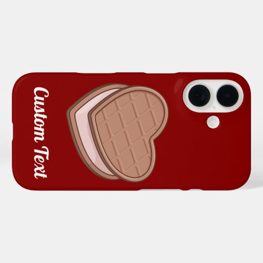 Coques Case-Mate iPhone Heart Biscuit (Verso (horizontal))