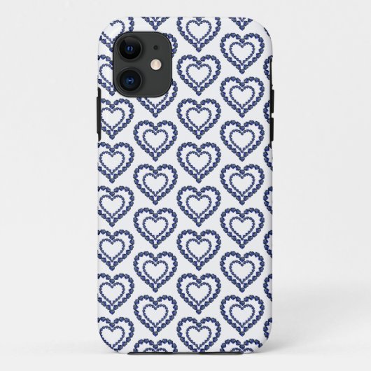 Coques Case-Mate iPhone Heart Sapphire Gemstone (Dos)