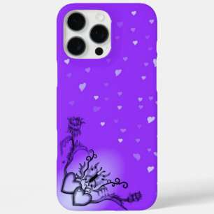 Coques iPhone 16 Pro Max Heart with Flower and Butterfly