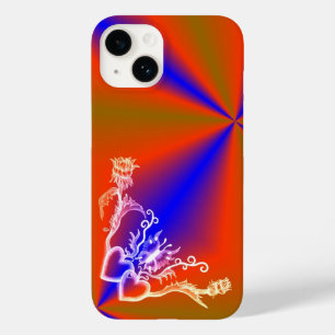 Coque Pour iPhone 14 Heart with Flower and Butterfly