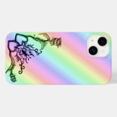 Coques Case-Mate iPhone Heart with Flower and Butterfly (Verso (horizontal))