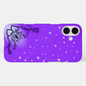 Coques Case-Mate iPhone Heart with Flower and Butterfly (Verso (horizontal))