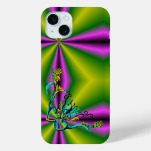 Coque iPhone 15 Mini Heart with Flower and Butterfly