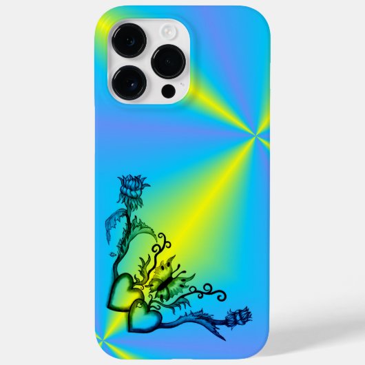 Coques Case-Mate iPhone Heart with Flower and Butterfly (Verso)