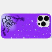 Coques Case-Mate iPhone Heart with Flower and Butterfly (Verso (horizontal))
