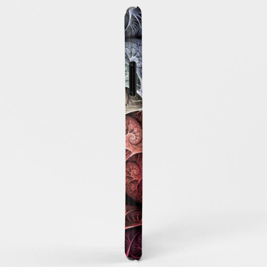 Coques Case-Mate iPhone Heartbeat, Abstrait surreal Imaginaire Fractal Art (Dos/Droite)