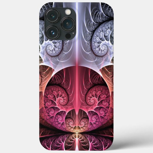 Coques Case-Mate iPhone Heartbeat, Abstrait surreal Imaginaire Fractal Art (Verso)