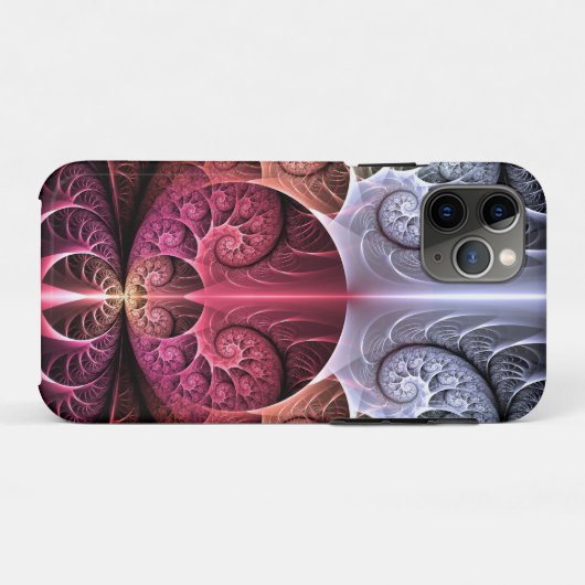 Coques Case-Mate iPhone Heartbeat, Abstrait surreal Imaginaire Fractal Art (Dos (Horizontal))