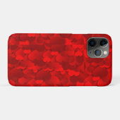 Coques Case-Mate iPhone Hearts Texture Pattern (Dos (Horizontal))