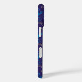 Coques Case-Mate iPhone Hébreu Monogramme Hanoukka Personnalisé Hanukkiah (Verso / Droite)