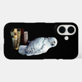 Coques Case-Mate iPhone Hedwig sur les livres (Verso (horizontal))