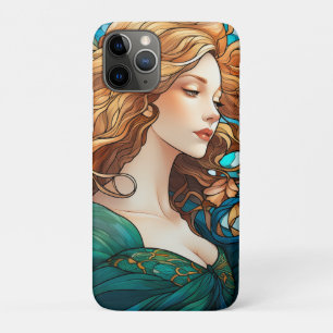 Case-Mate iPhone Case Helena - Femme blonde foncée dans le style Art Nou