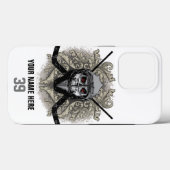 Coques Case-Mate iPhone Hellish Coque-coque iphone de gardien de hockey (Verso (horizontal))
