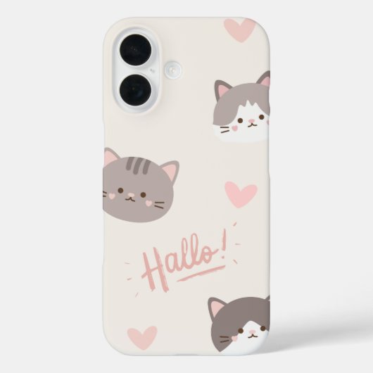 Coques Case-Mate iPhone Hello Kitty Minimalist - Téléphone (Verso)