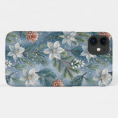 Coques Case-Mate iPhone Hello Winter Pines & Flowers (Dos (Horizontal))