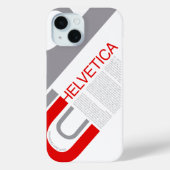 Coques Case-Mate iPhone Helvetica Typography | Design (Verso)