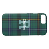 Coques Case-Mate iPhone Henderson Tartan Plaid Monogrammed iPhone 7/8 Coqu (Dos (Horizontal))