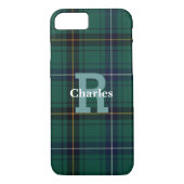 Coques Case-Mate iPhone Henderson Tartan Plaid Monogrammed iPhone 7/8 Coqu (Dos)