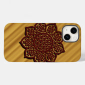 Coques Case-Mate iPhone Henné indien (Verso (horizontal))