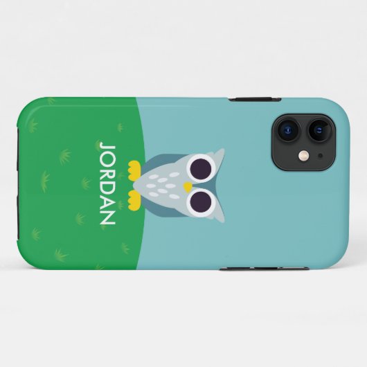 Coques Case-Mate iPhone Henry le hibou (Dos (Horizontal))
