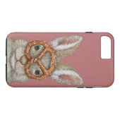 Coques Case-Mate iPhone Henry l'iPhone de lapin 8 Plus/7 plus, cas dur (Dos (Horizontal))