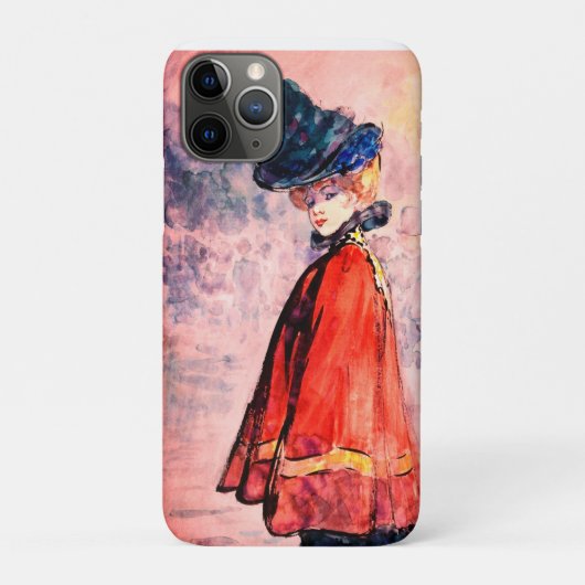 Coques Case-Mate iPhone Henry Somm - Élégant À Red Cape     (Dos)