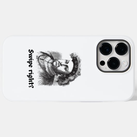 Coques Case-Mate iPhone Henry VIII - Swipe, n'est-ce pas ? (Verso (horizontal))