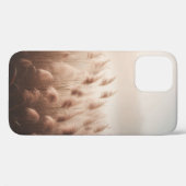Coques Case-Mate iPhone Herbe des Pampas rêveuse et brumeuse - Fleur flora (Verso (horizontal))