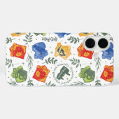 Coques Case-Mate iPhone Hérbologie magique HOGWARTS™ Maisons Motif (Verso (horizontal))