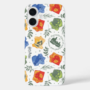Coques iPhone 16 Herbologie Magique Motif Maisons HOGWARTS™