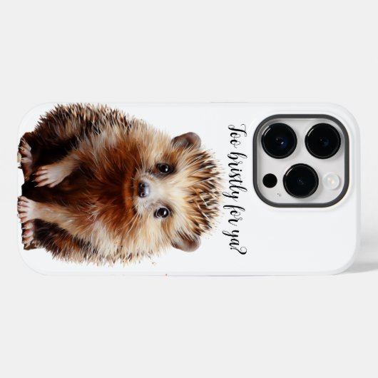 Coques Case-Mate iPhone Hérisson (Verso (horizontal))