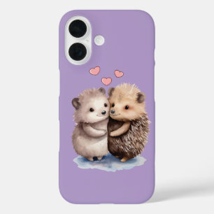 Coques iPhone 16 Hérisson adorable