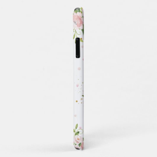 Coques Case-Mate iPhone Hérisson blanc blanc blanc blanc rose (Dos/Droite)