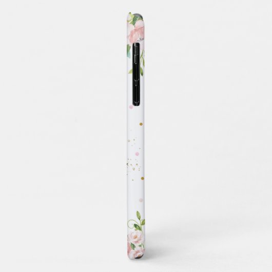 Coques Case-Mate iPhone Hérisson blanc blanc blanc blanc rose (Dos/Gauche)