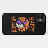 Coques Case-Mate iPhone Hérisson d'Halloween Heureux Sorcière (Dos (Horizontal))