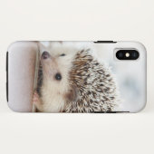 Coques Case-Mate iPhone Hérisson mignon de bébé (Dos (Horizontal))