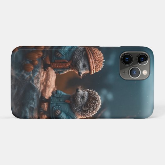 Coques Case-Mate iPhone Hérissons (Dos (Horizontal))
