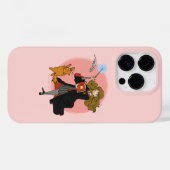 Coques Case-Mate iPhone Hermione et Crookshanks Wingardium Leviosa (Verso (horizontal))