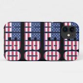 Coques Case-Mate iPhone Hero américain Drapeau Étoiles rayures rouge blanc (Dos (Horizontal))