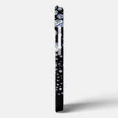 Coques Case-Mate iPhone Hérone de Parties scintillant diamant argenté (Verso / Gauche)
