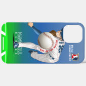 Coques Case-Mate iPhone Héros de baseball avec bras de millions de dollars (Retour (horizontal))