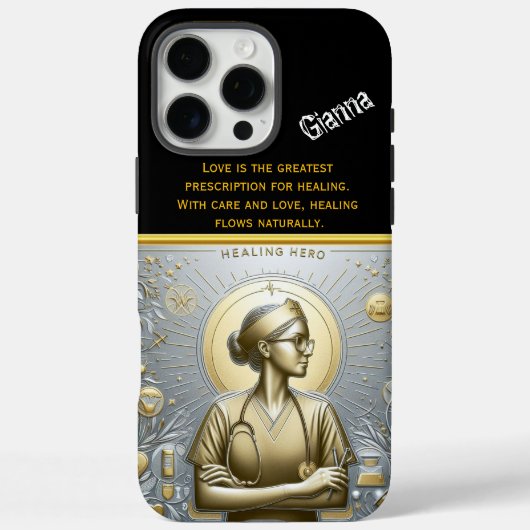 Coques Case-Mate iPhone Héros de guérison : Une infirmière praticienne en (Verso)