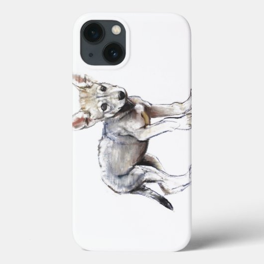 Coques Case-Mate iPhone Hesitating Arabian Wolf Pup 2009 (Verso)