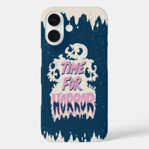 Coques iPhone 16 Heure de l'horreur - Halloween Éffrayante en goutt
