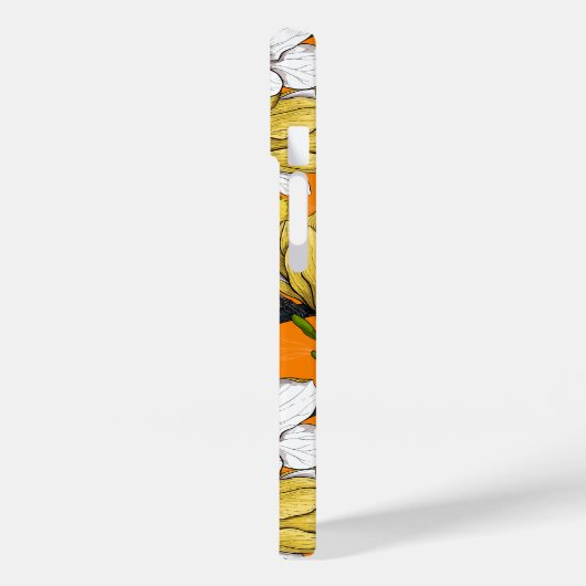 Coques Case-Mate iPhone Heure du printemps en jaune (Verso / Gauche)