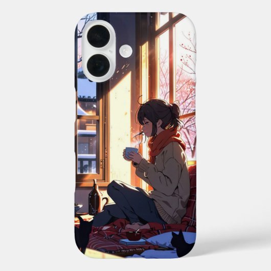 Coques Case-Mate iPhone Heure du thé d'hiver (Verso)