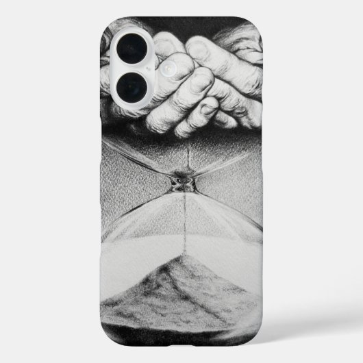 Coques Case-Mate iPhone Heure Temps Sable Mains Dessin Surreal Dark Art (Verso)