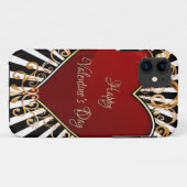 Coques Case-Mate iPhone Heureuse Sainte-Valentin (Dos (Horizontal))