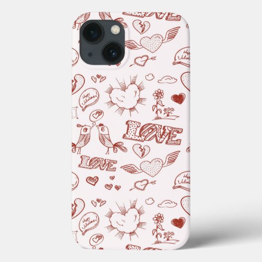 Coques Case-Mate iPhone Heureuse Sainte-Valentin (Verso)