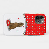 Coques Case-Mate iPhone Heureuse Sainte-Valentin Be Mine Irish Setter (rou (Dos (Horizontal))